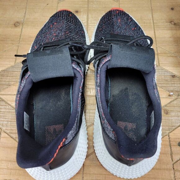 Adidas Prophere Athletic Shoes Sneakers Men's SZ 10.5 Primeknit Black Red CQ3022 - Picture 10 of 11